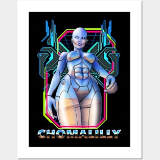Chromalilly angel (nude) Posters and Art